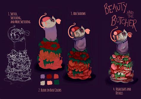 Beauty and the Butcher on Behance