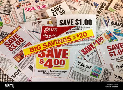 Savings Coupons, USA Stock Photo - Alamy