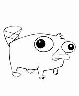 Free Printable Perry The Platypus Coloring Pages For Kids sketch template