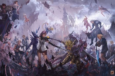 Dissidia 012: Final Fantasy 4K Ultra HD Wallpaper by Nguyễn Anh Tú