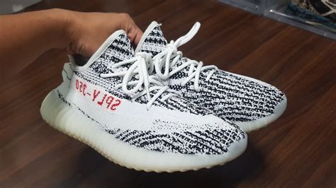 $15 Yeezy 350 Zebra V2 Reps Review - YouTube