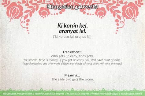 Mini language lesson #13 – Hungarian proverbs, sayings - Daily News Hungary