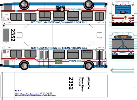 WMATA 2352 paper bus by John-Sulu on DeviantArt