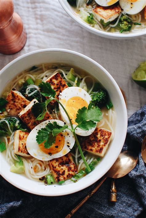 Somen Noodle and Tofu Soup | Bev Cooks