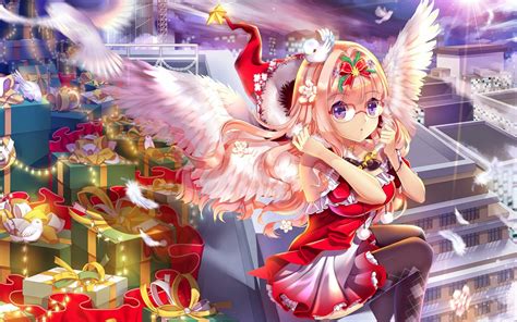 Christmas Anime Girl Wallpapers - Wallpaper Cave