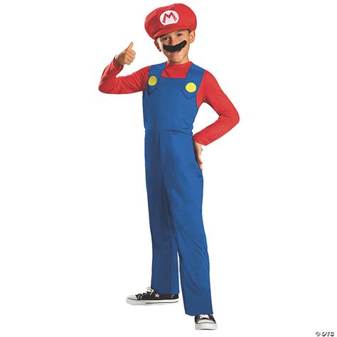 Boy's Classic Mario Costume - Medium | Oriental Trading