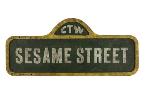 Sesame Street Sign | Smithsonian Institution