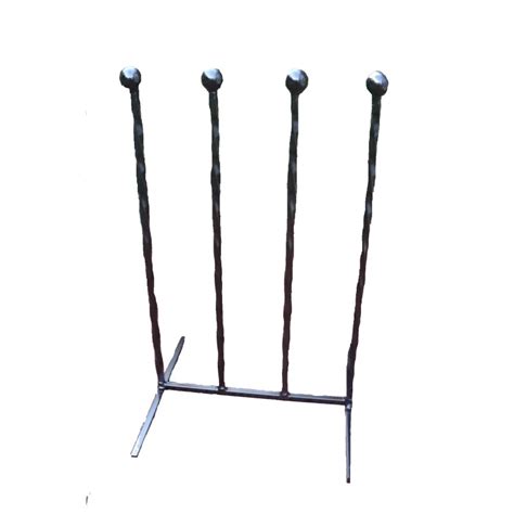 Wellington boot rack two pair wrought iron metal boot holder stand