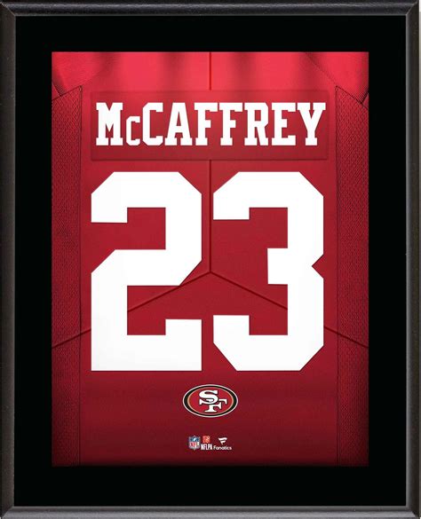 Christian McCaffrey San Francisco 49ers 10.5" x 13" Jersey Number ...