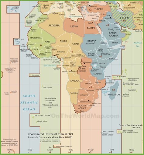map of us time zones with cities Africa time zone map - WorldMap US