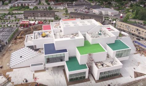 Drone video offers sneak peek at BIG’s LEGO House, set to open next month | Inhabitat - Green ...