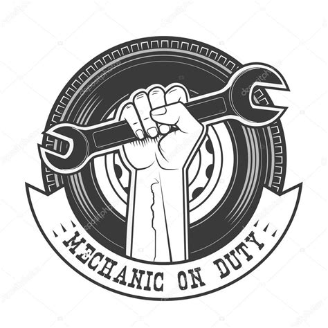 Cartoon Mechanic Logo