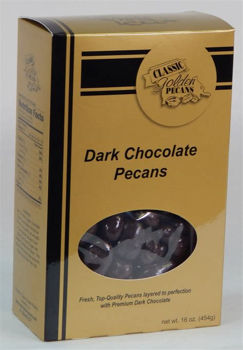 Dark Chocolate Pecans – Classic Golden Pecans