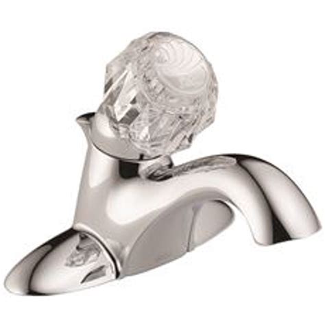 Delta Single Handle Bathroom Faucet Chrome Finish Lead Free - Walmart.com - Walmart.com