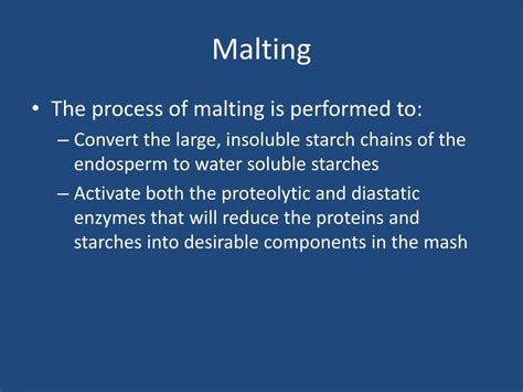 PPT - Barley and the Malting Process PowerPoint Presentation, free download - ID:3798776