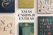 Christmas Card Templates & Extras | Card Templates ~ Creative Market