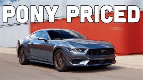 The 2024 Ford Mustang Starts At A Very Reasonable $32,515. Would You Consider Buying One? - The ...