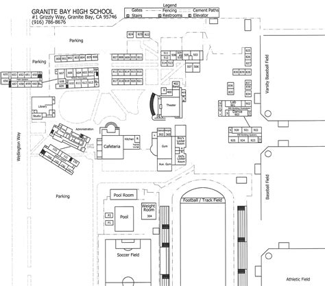 High School Campus Map