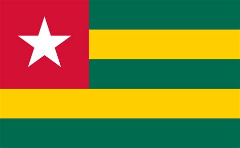 Flag of Togo 🇹🇬, image & brief history of the flag