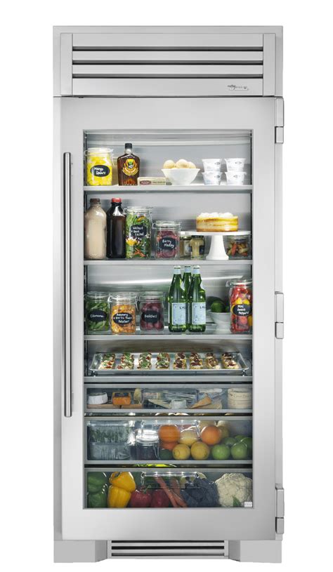 36″ Glass Door Refrigerator Column | True Residential | Cocinas ...