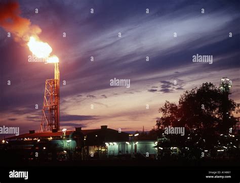 refinery at Seria Brunei Borneo, South East Asia, sunrise Stock Photo ...