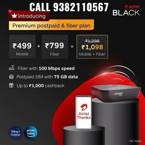 Airtel Xtream Fiber Broadband New Connection, 40mbps To !gbps, 50mbps ...