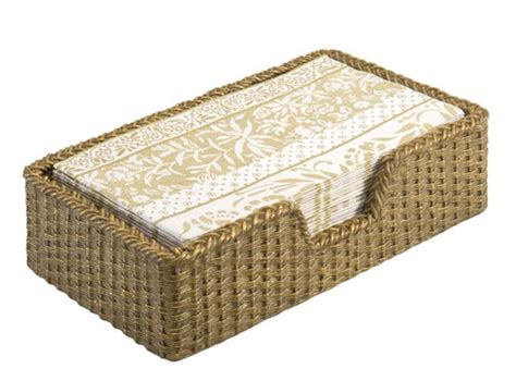 Boston International Weave Guest Towel Caddy Basket