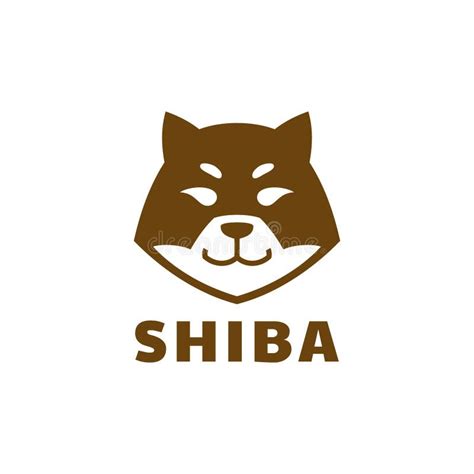 Shiba Inu Japanese Dog Logo Design Stock Vector - Illustration of ...