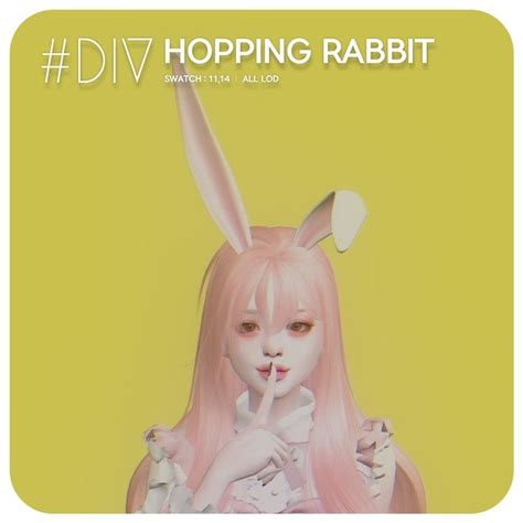 #SIMS4 { hopping rabbit hat } | TS4 DIV | Sims 4 children, Sims 4, Sims