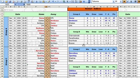 Darts League Excel Spreadsheet — excelguider.com