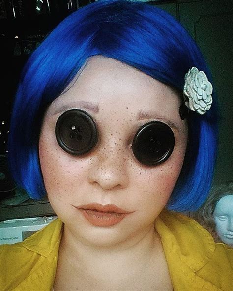 Coraline makeup #carnavalrj #carnaval #riodejaneiro #marchanerd # ...