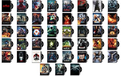 Marvel Movie Folder Icon Pack (Clean) by musacakir on DeviantArt