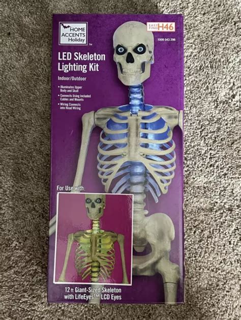 12 FT SKELETON LED Home Accents Holiday Lighting Kit Home Depot - **NEW** $50.00 - PicClick