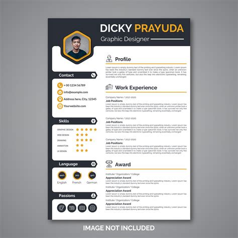 Creative Resume Template Adobe Illustrator File Creative CV | Etsy in 2021 | Curriculum vitae ...