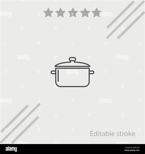 pot and lid vector icon modern simple vector illustration Stock Vector Image & Art - Alamy