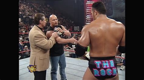 WWF Raw Is War 1997.12.08 - Stone Cold Steve Austin relinquishes the IC ...