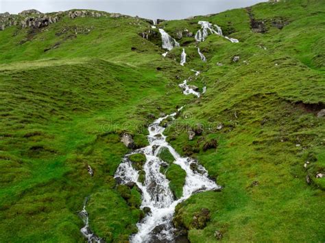 Faroe Islands is the Land of the Waterfalls. Stock Photo - Image of outdoor, falling: 176954386