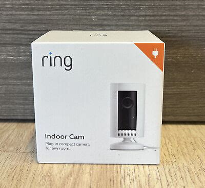 Ring Indoor Security Cam 1080p HD White Motion Detection Night Vision ️ 842861107845 | eBay