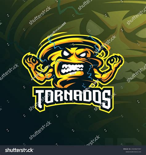 Tornado Mascot Logo Design Modern Illustration 库存矢量图（免版税）2143027357 ...