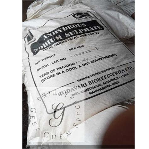 Anhydrous Sodium Sulphate at Best Price in Valsad, Gujarat | Geet Chem Specialities