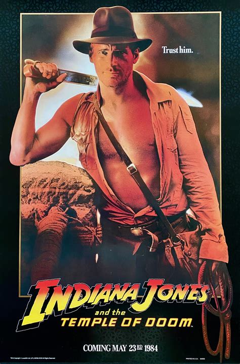 Indiana Jones Temple Of Doom Poster