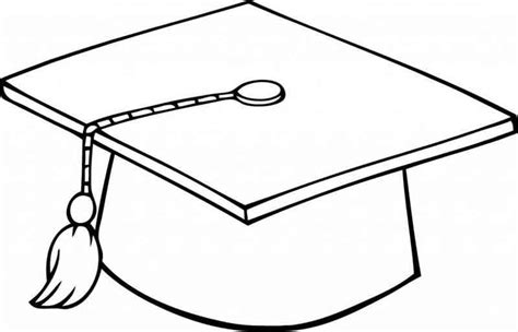 Graduation Hat Coloring Page | Graduation cap, Graduation hat, Graduation clip art