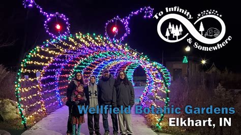 Wellfield Botanic Gardens || Winter Wonderland Lights || Elkhart, IN - YouTube