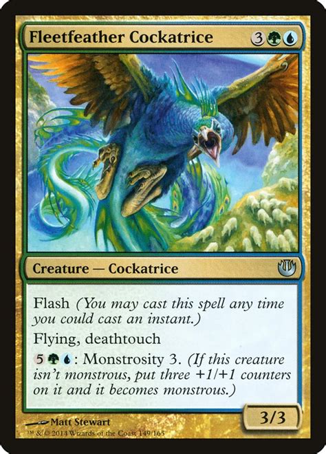 Fleetfeather Cockatrice · Journey into Nyx (JOU) #149 · Scryfall Magic The Gathering Search