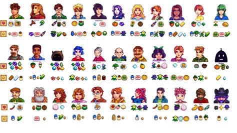 Favorite Gifts of every character in Stardew Valley - Gamespedition.com