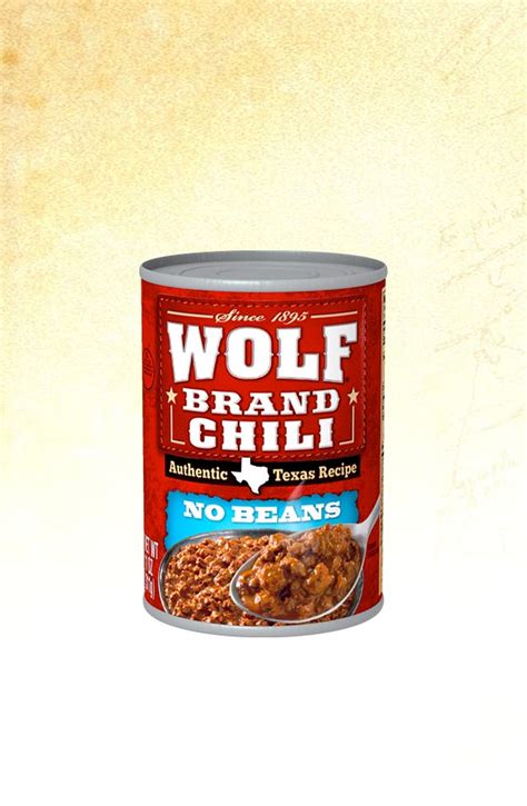 wolf brand chili nutrition