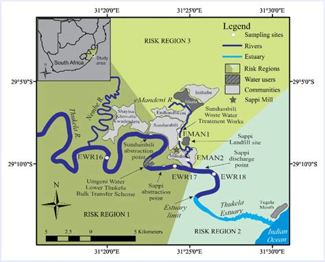 Tugela River Map