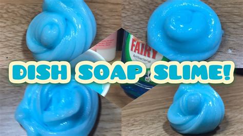 How To Make Dish Soap Slime with glue! Slime without shaving cream ...