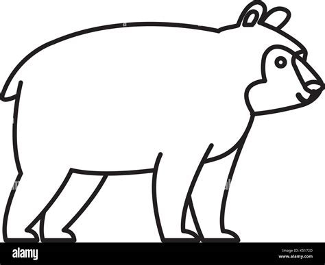 bear cartoon animal Stock Vector Image & Art - Alamy