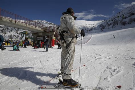 Snow-blanketed Mount Hermon draws winter tourists | The Times of Israel